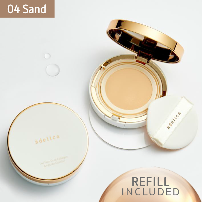 Adelica The New Gold Collagen Ampoule Cushion 04 Sand